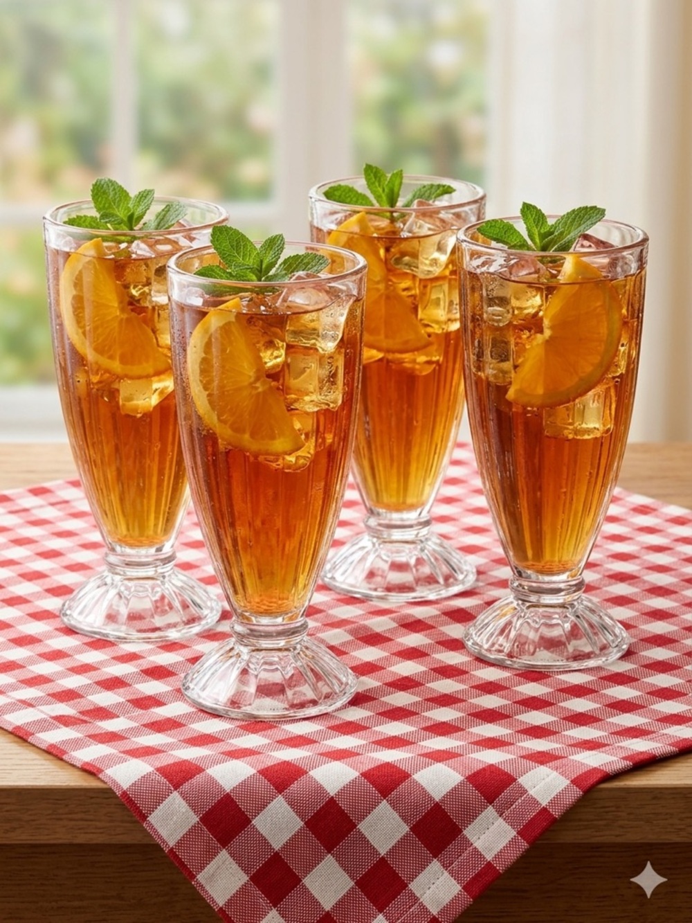 Vintage Retro Soda Fountain Milkshake Glass – Classic Diner Style
 - Set of 4